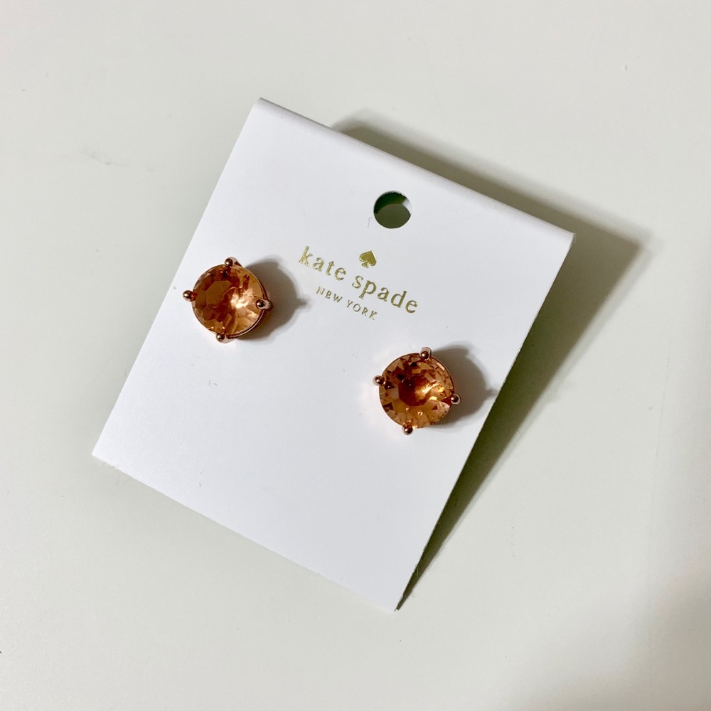 New! Rose Gold Kate Spade Earrings